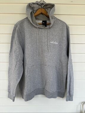 adidas Light Grey Pullover Hoodie